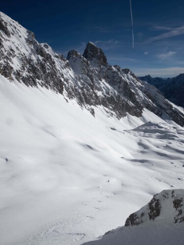 Zugspitze Skitour Skifahren 4