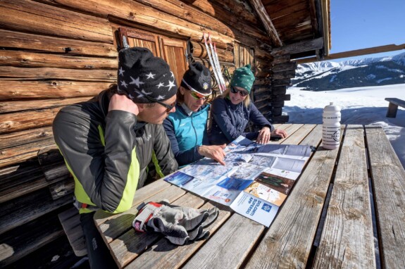 05_Outville_Langlaufen Seiser Alm_Hüttenpause