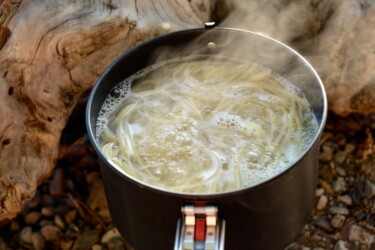 Outville_Family Bikepacking_Staffelsee_Forggensee_Pasta al dente