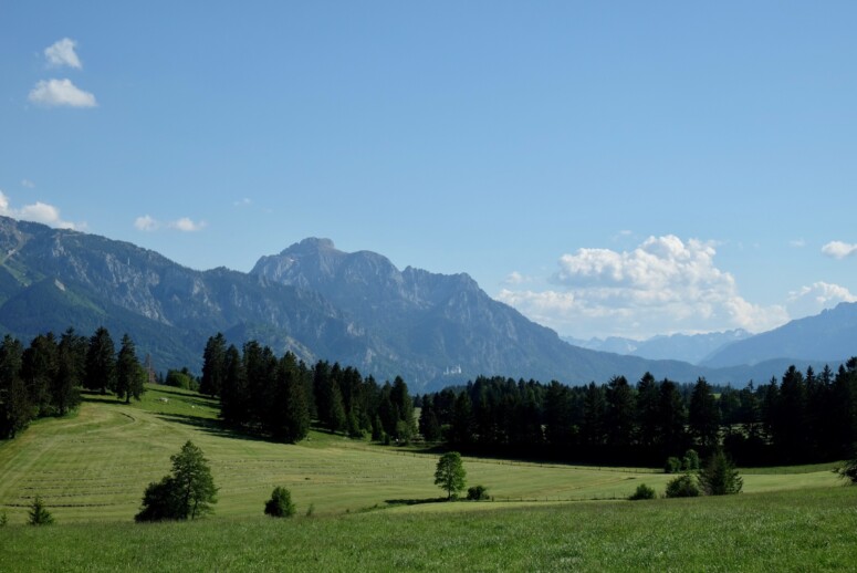 Outville_Family Bikepacking_Staffelsee_Forggensee_Säuling mit Schloss Neuschwanstein