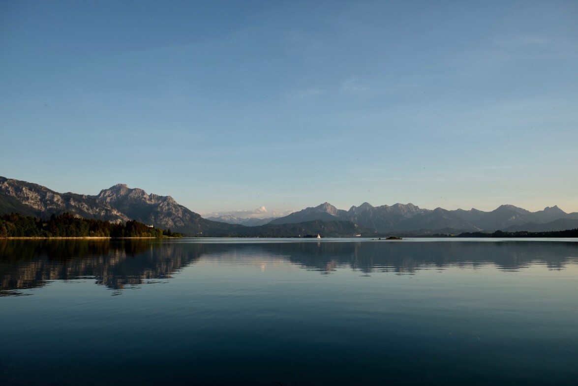 Outville_Family Bikepacking_Staffelsee_Forggensee_wunderschöne Abendstimmung