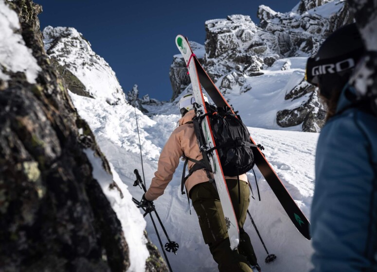 Auf dem Weg zur Zamangspitze; Foto: Niklas Siemens
