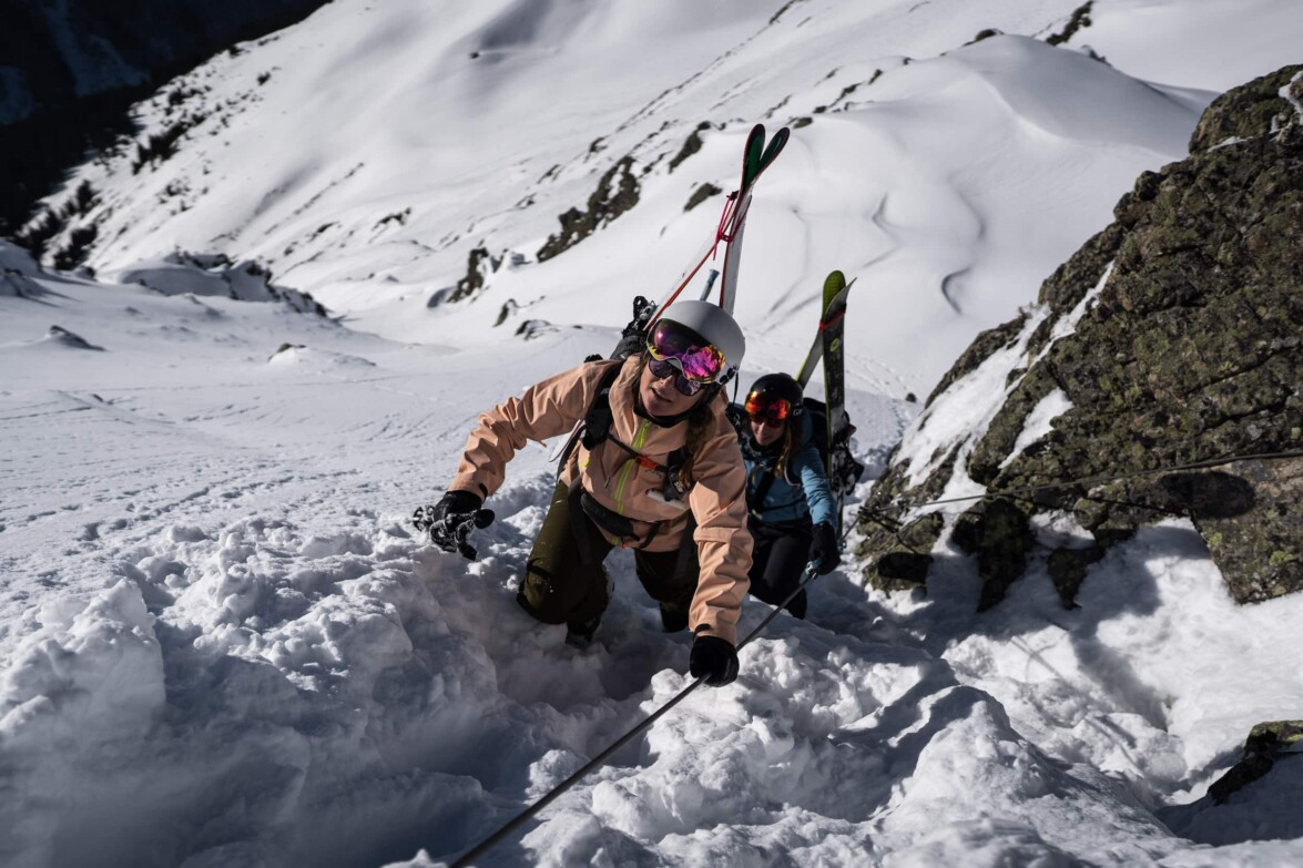 Auf dem Weg zur Zamangspitze; Foto: Niklas Siemens