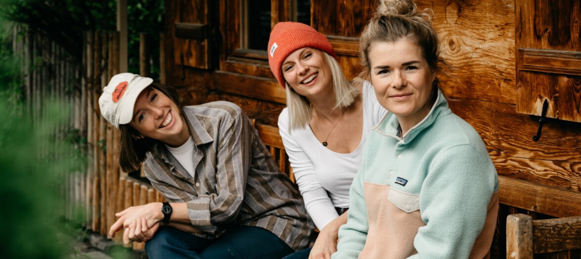 Anna, Toni und Kaddi vom Bergfreundinnen Podcast von Bayern2