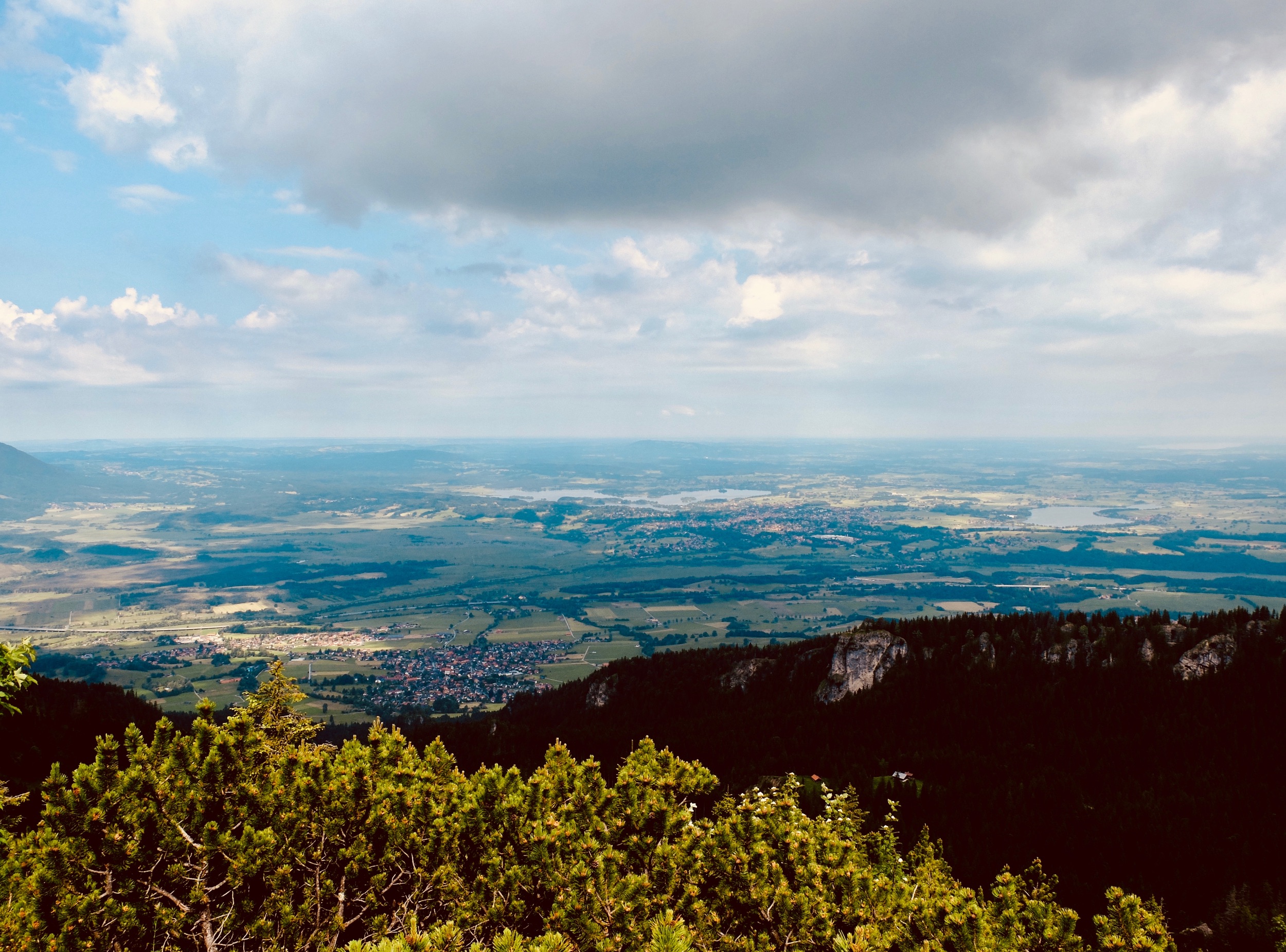 Outville Wanderung Heimgarten_Blick vom Heimgarten Richtung Staffelsee