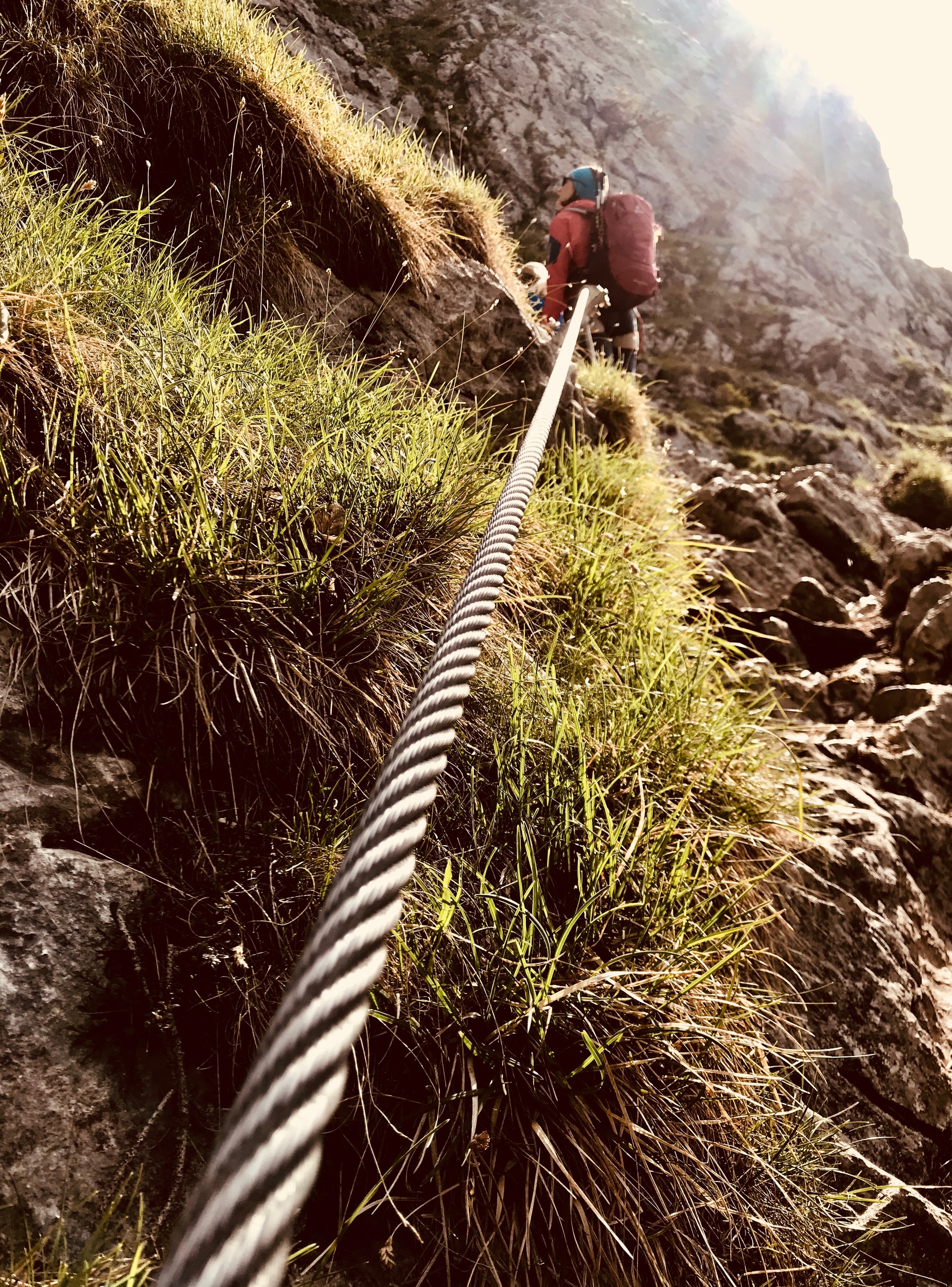 Outville Wanderung Kofel_am Drahtseil