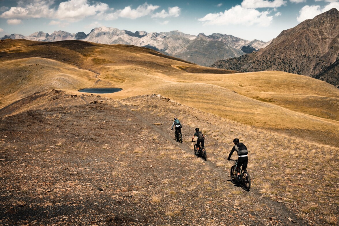 20 Über losen Untergrund ging es Richtung Cerles