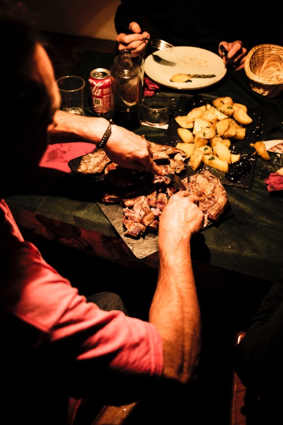 32 Der Hüttenwirt zauberte uns ein wunderbares Abendessen