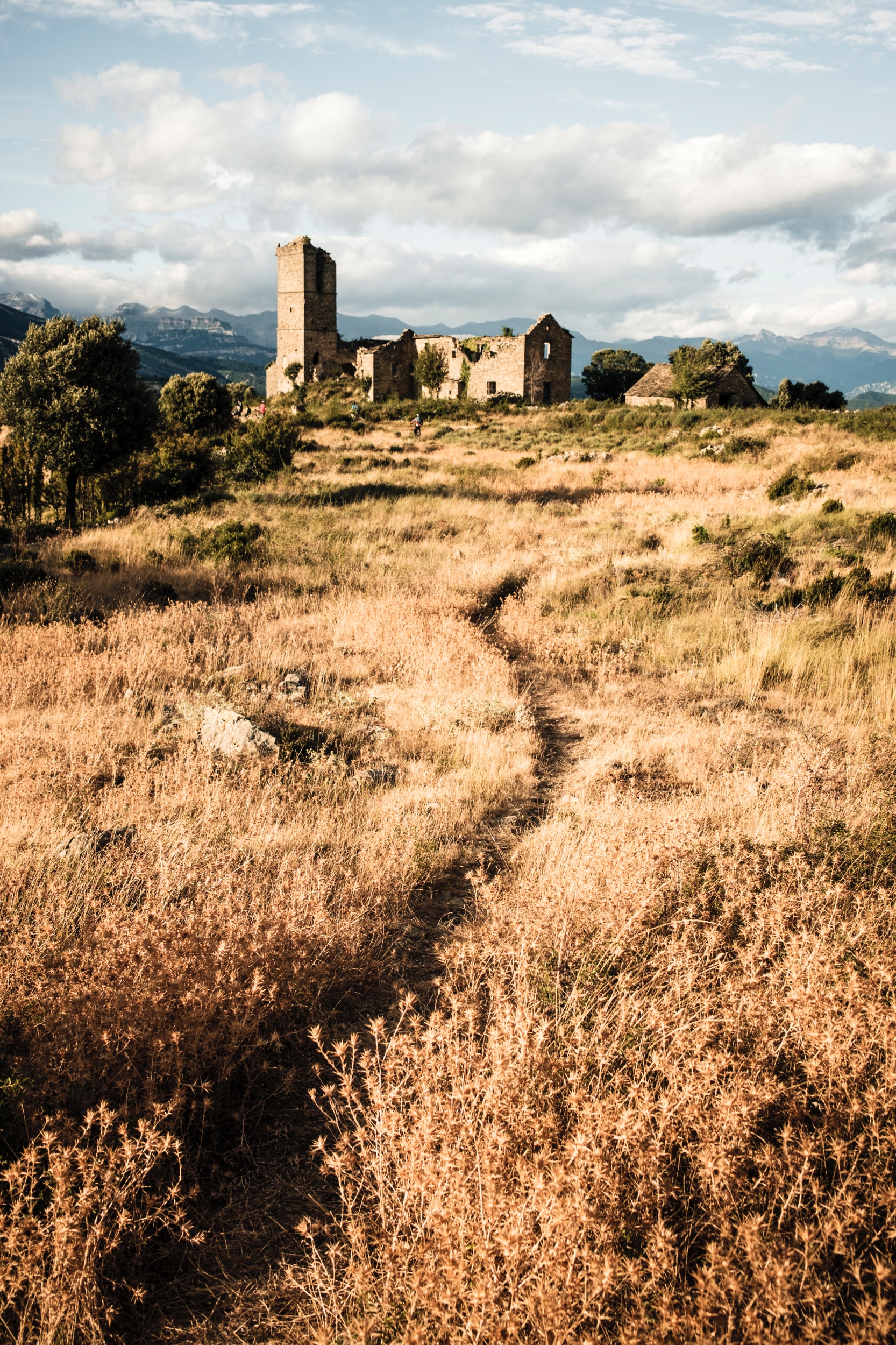 43 Der Trail führte direkt bei Ruinen vorbei