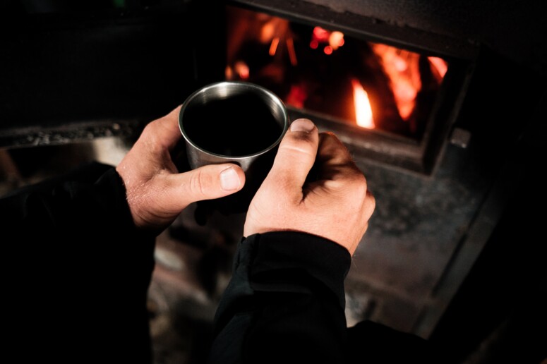 Nachts kann es auch am Äquator auf 4500m schon mal kalt werden