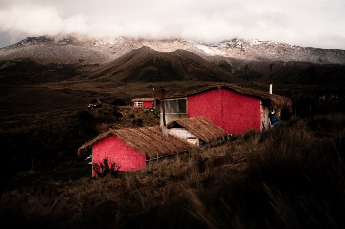 Unsere Unterkunft am Fuße des Chimborazo
