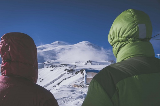 Elbrus und sein schöner Bruder Ushba Vreni vom Berg Elbrus-4