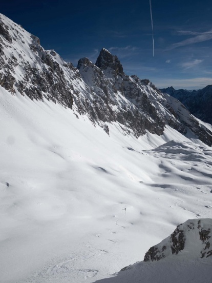 Zugspitze Skitour Skifahren 4
