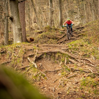 Mountainbiken auf den Isartrails