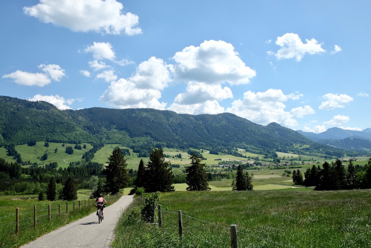 Outville_Family Bikepacking_Staffelsee_Forggensee_auf dem Weg nach Trauchgau