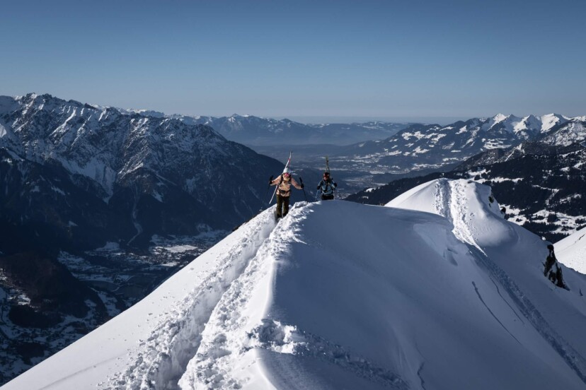 Auf dem Weg zur Zamangspitze; Foto: Niklas Siemens