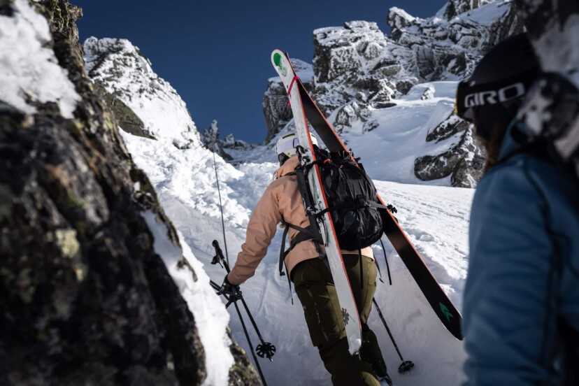 Auf dem Weg zur Zamangspitze; Foto: Niklas Siemens