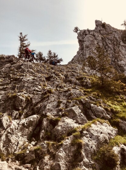 Outville Wanderung Kofel_Schrofengelände am Kofel