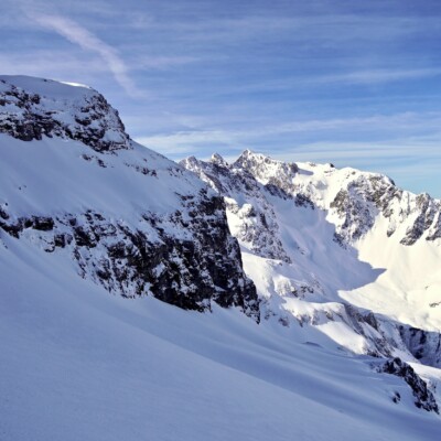 Abfahrt Richtung Klemm und Gamsloch Abfahrt Richtung Klemm und Gamsloch