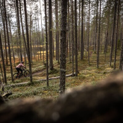 Mountainbiken im Hossa Nationalpark