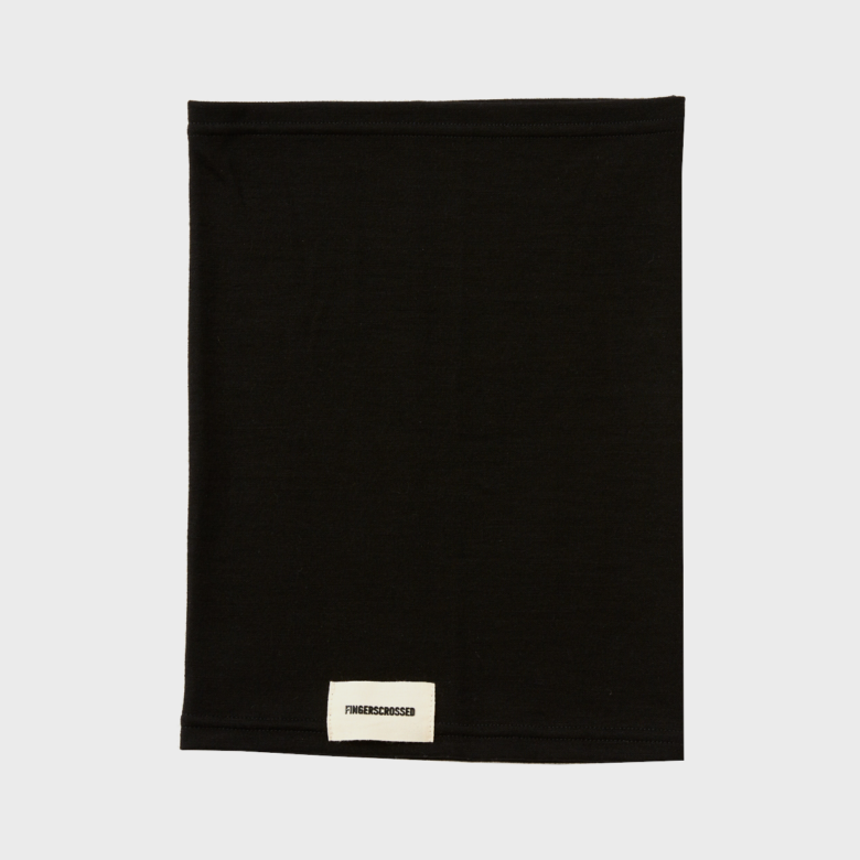 Fingerscrossed #Tube Scarf Black